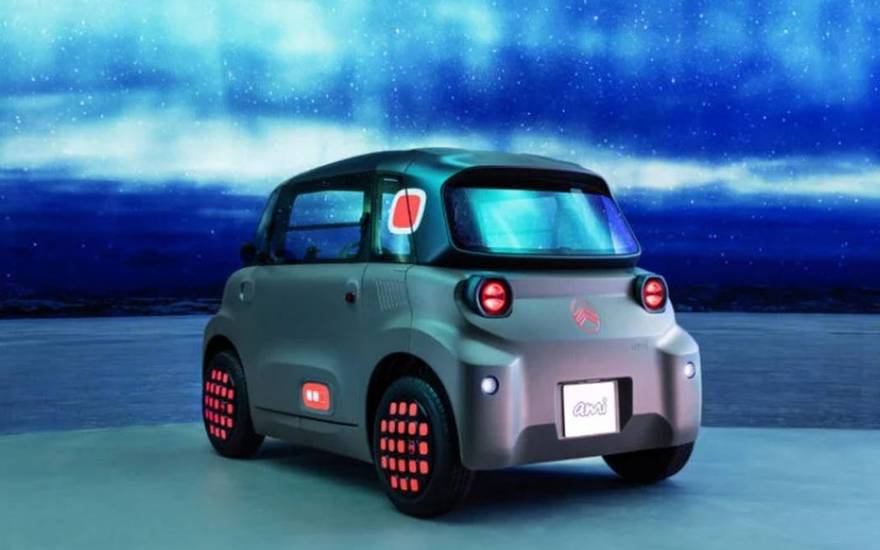 Citroën Ami vue arrière, offre pour jeunes conducteurs