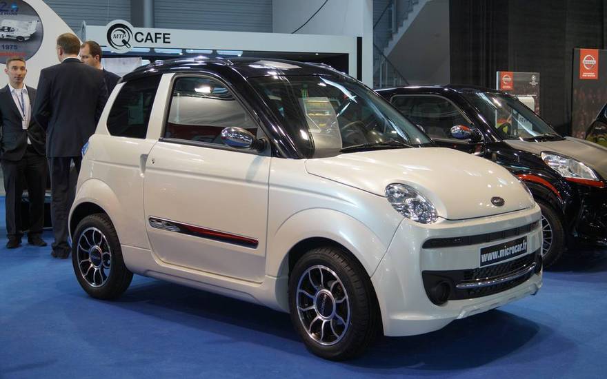 Microcar M.GO blanche, voiture sans permis spacieuse
